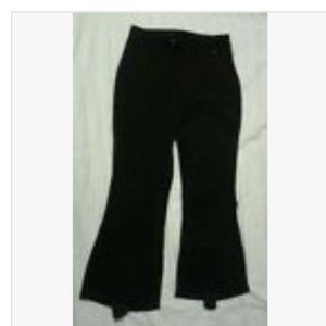 ROFFE Black Stretch Ski Snow Pants Women's Size 8 Regular, Made in USA Vintage